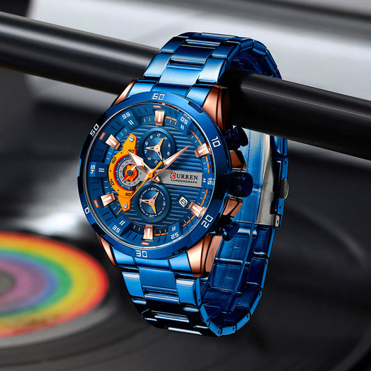 Reloj Curren 8402 CuarzoAcero Black days