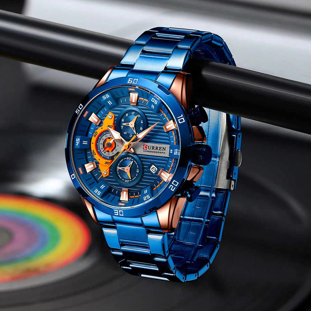 Reloj Curren 8402 CuarzoAcero Black days