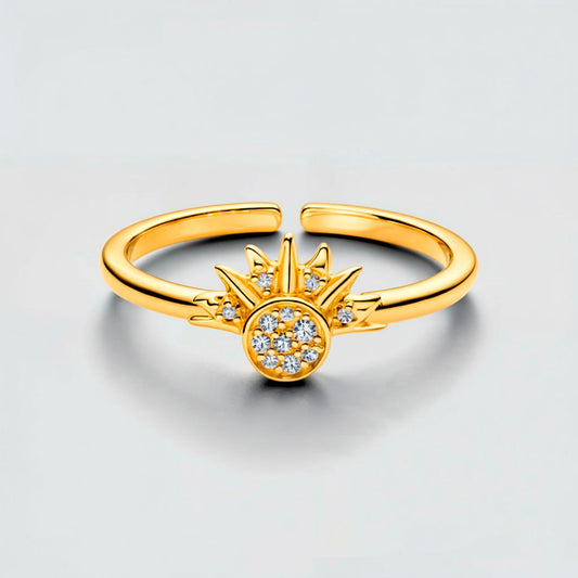 Anillo Duo Sol Y Luna Cajareg