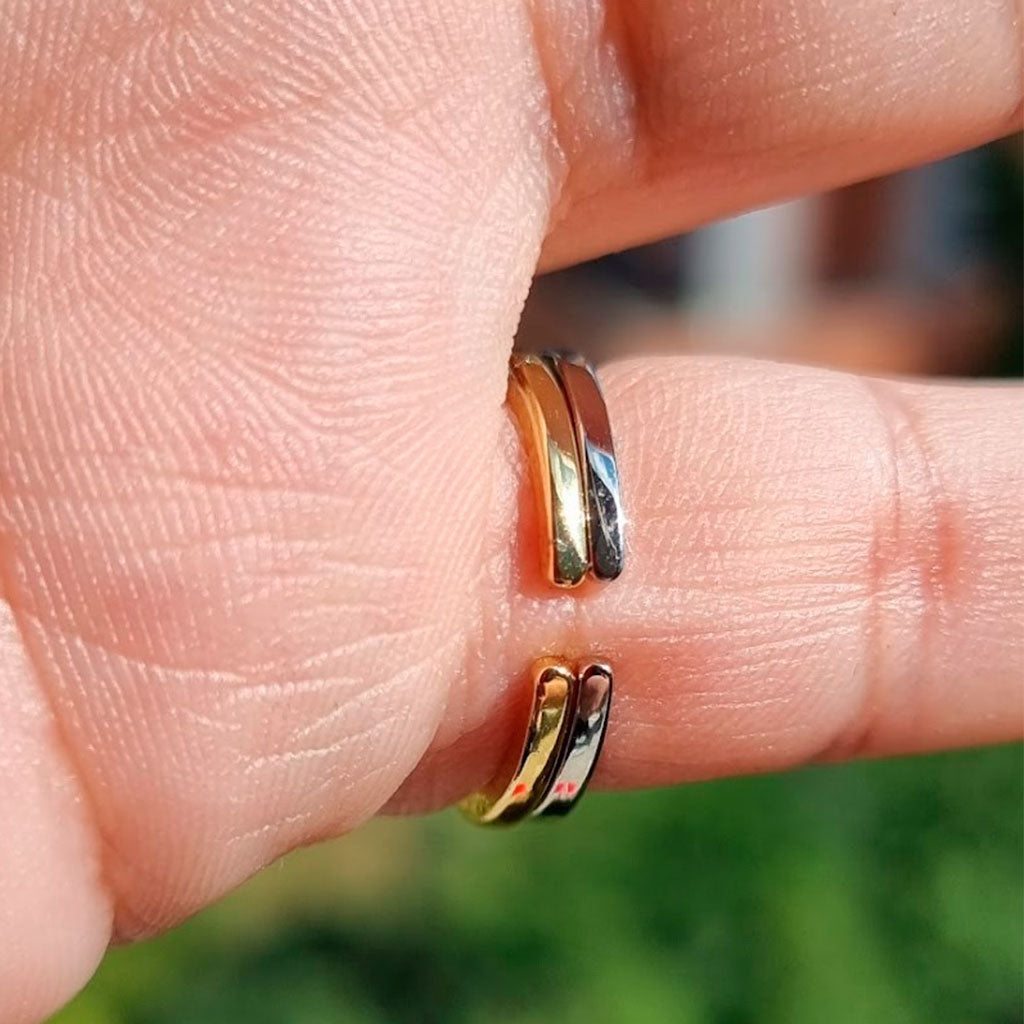 Anillo Duo Sol Y Luna Cajareg